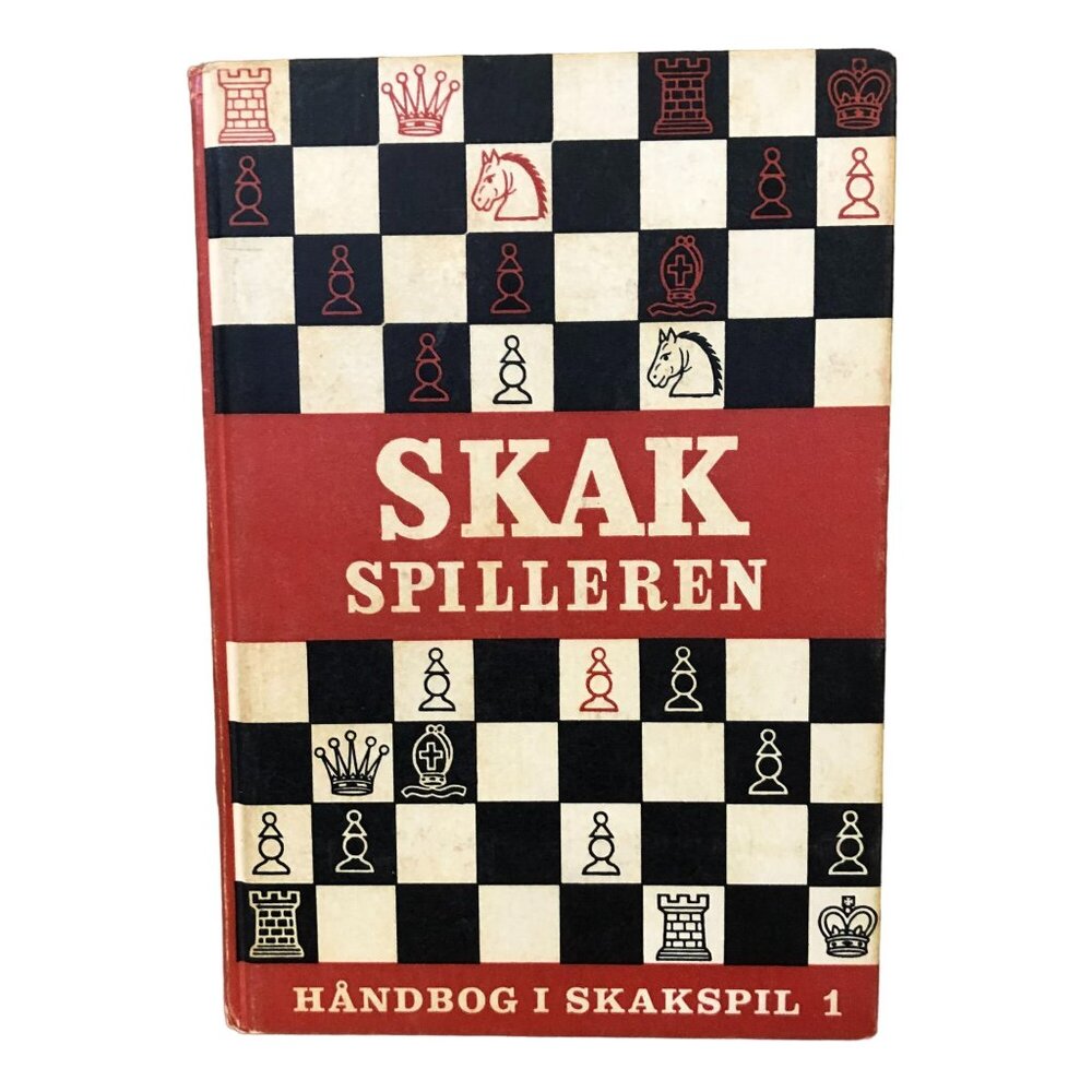 Vtg "Skak Spilleren" Danish Chess Handbook HCDJ 1968 Politkens Forlag Copenhagen